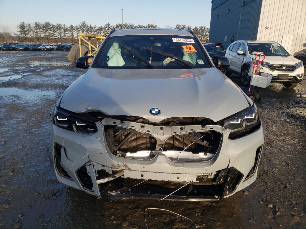 2022 BMW X3 M VIN 5UX83DP04N9J07822 Copart auction photo, front end damage thumbnail 5