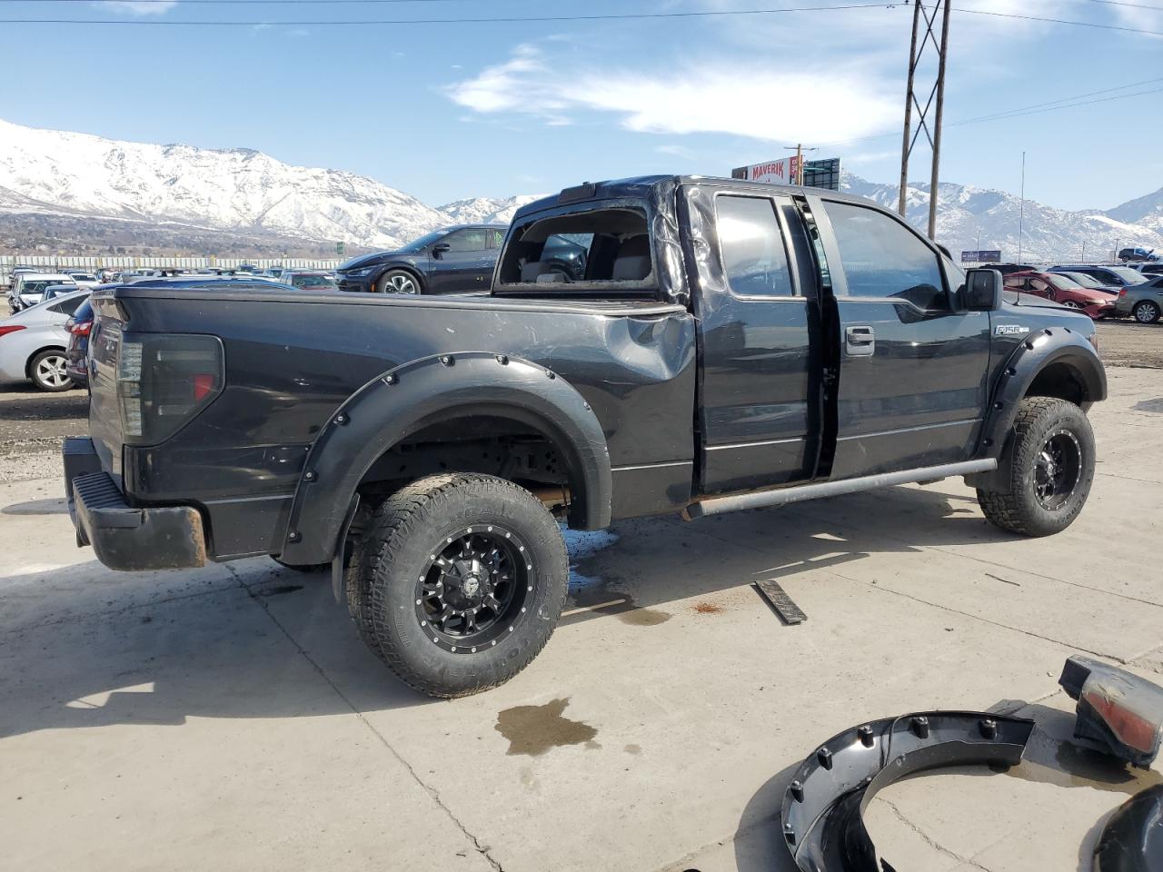 2009 Ford F-150 VIN 1FTRX14W09FA24655 Copart auction photo, all over damage thumbnail 3