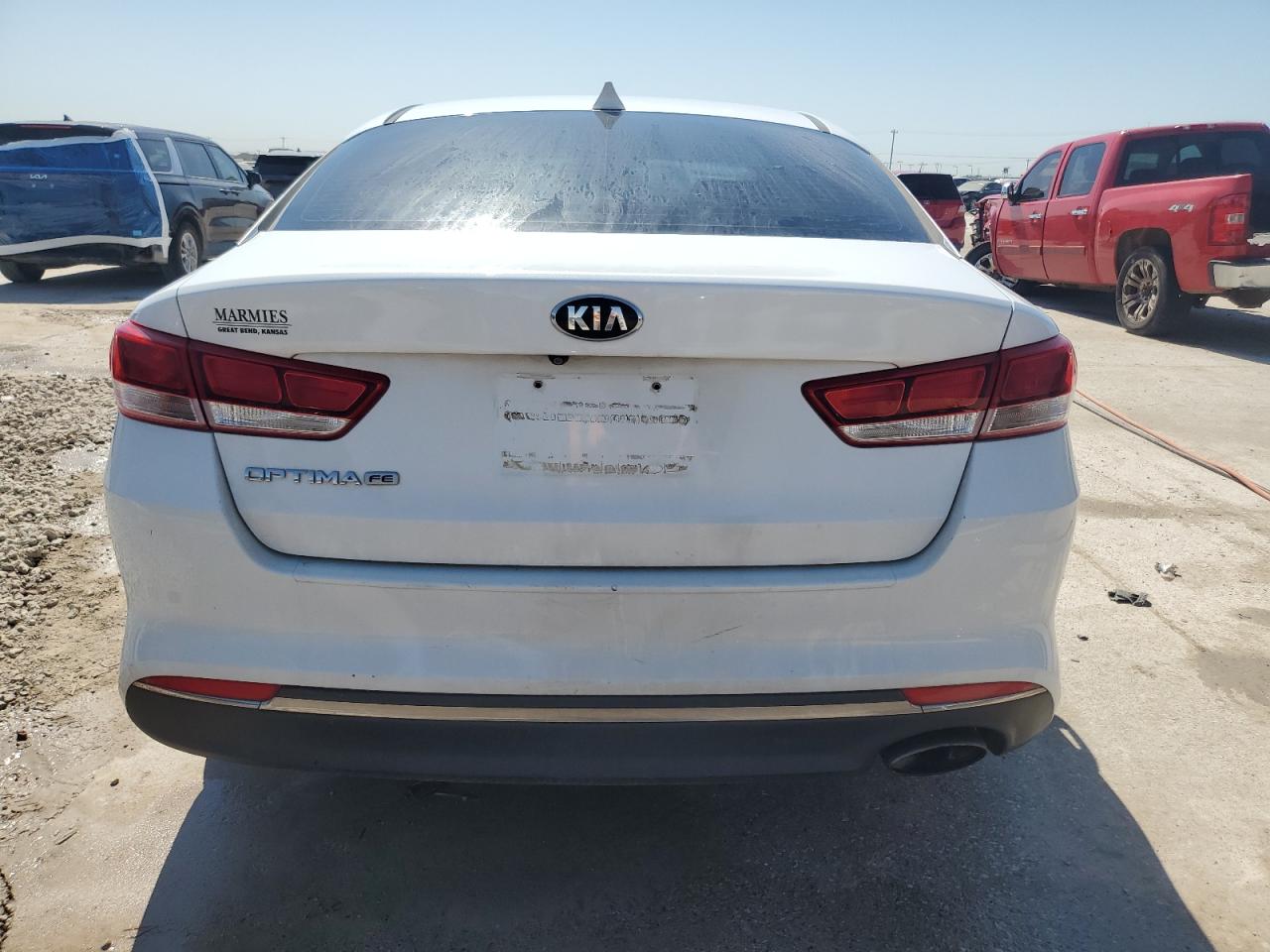 2018 KIA Optima VIN 5XXGT4L37JG187157 Copart auction photo, front end damage thumbnail 6