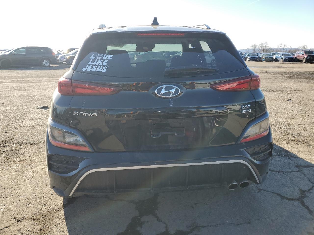 2023 Hyundai Kona VIN KM8K3CA30PU012643 Copart auction photo, front end / side damage thumbnail 6