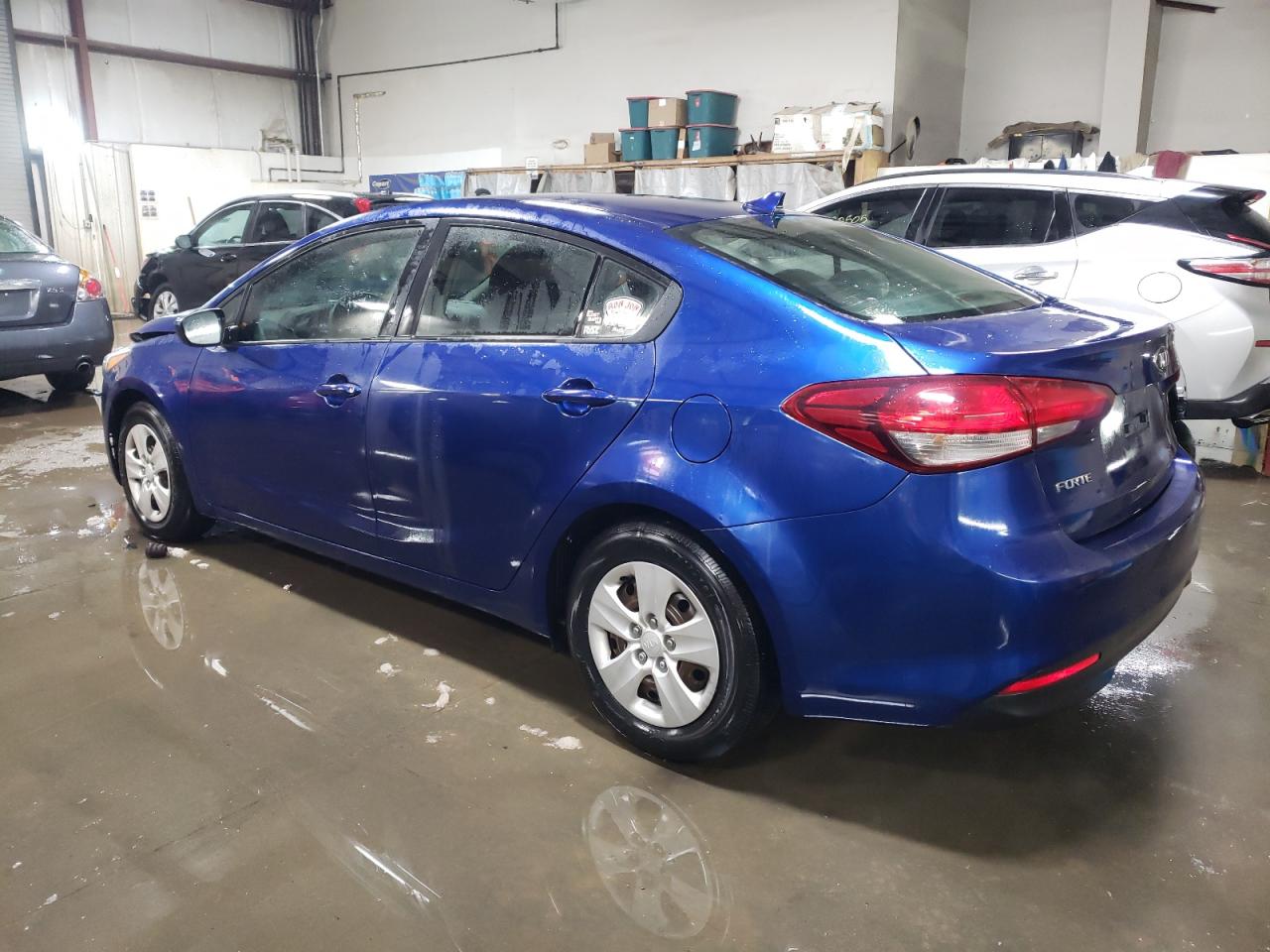 2018 KIA Forte VIN 3KPFK4A74JE199246 Copart auction photo, front end damage thumbnail 2