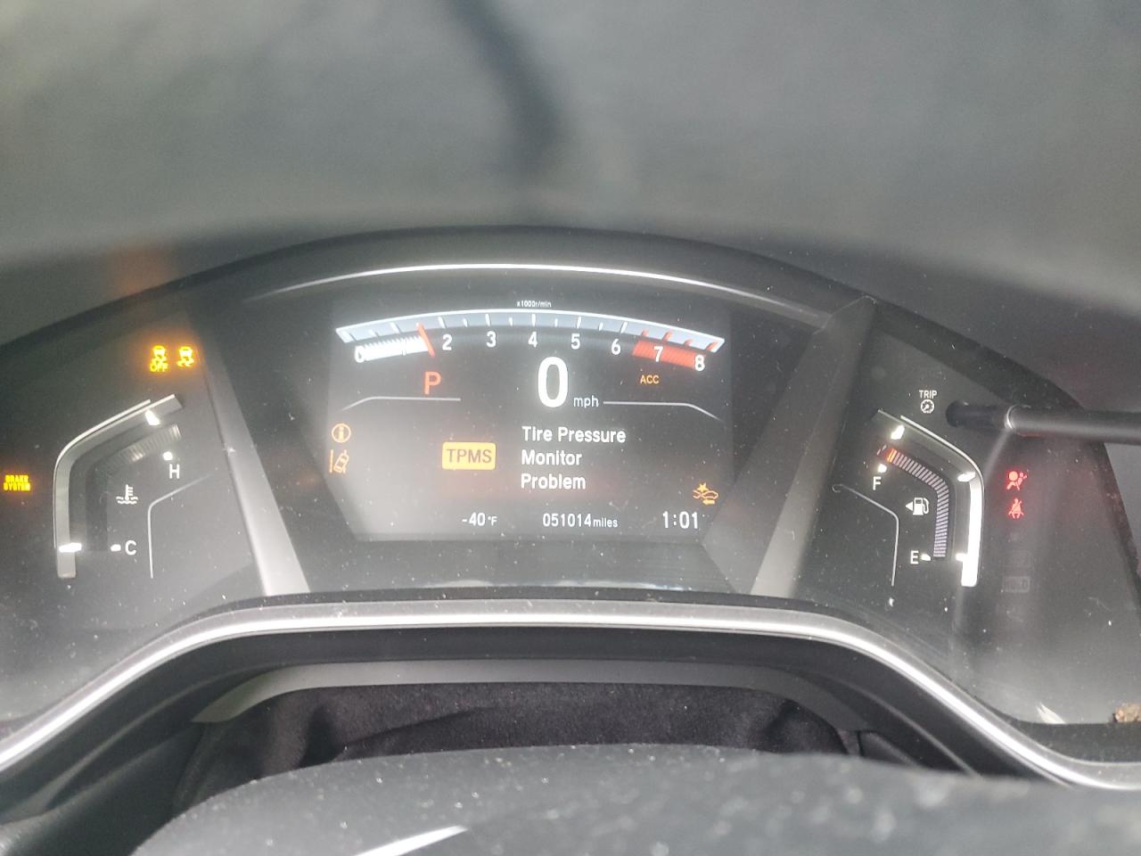 2019 Honda CR-V VIN 5J6RW2H51KA005751 Copart auction photo, front end damage thumbnail 9