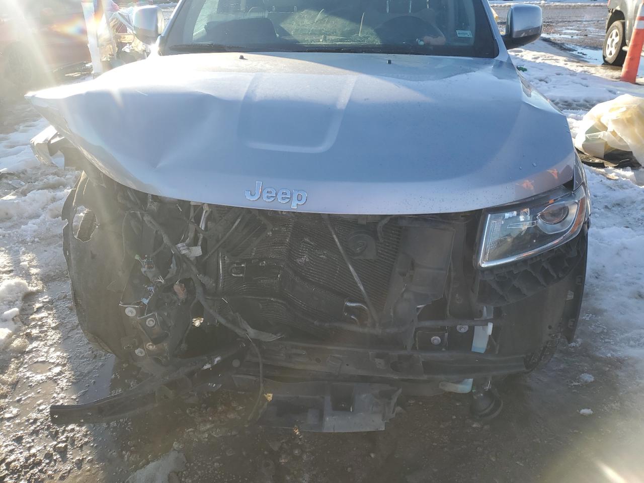 2014 Jeep Grand Cherokee VIN 1C4RJFAGXEC369800 Copart auction photo, front end damage thumbnail 13