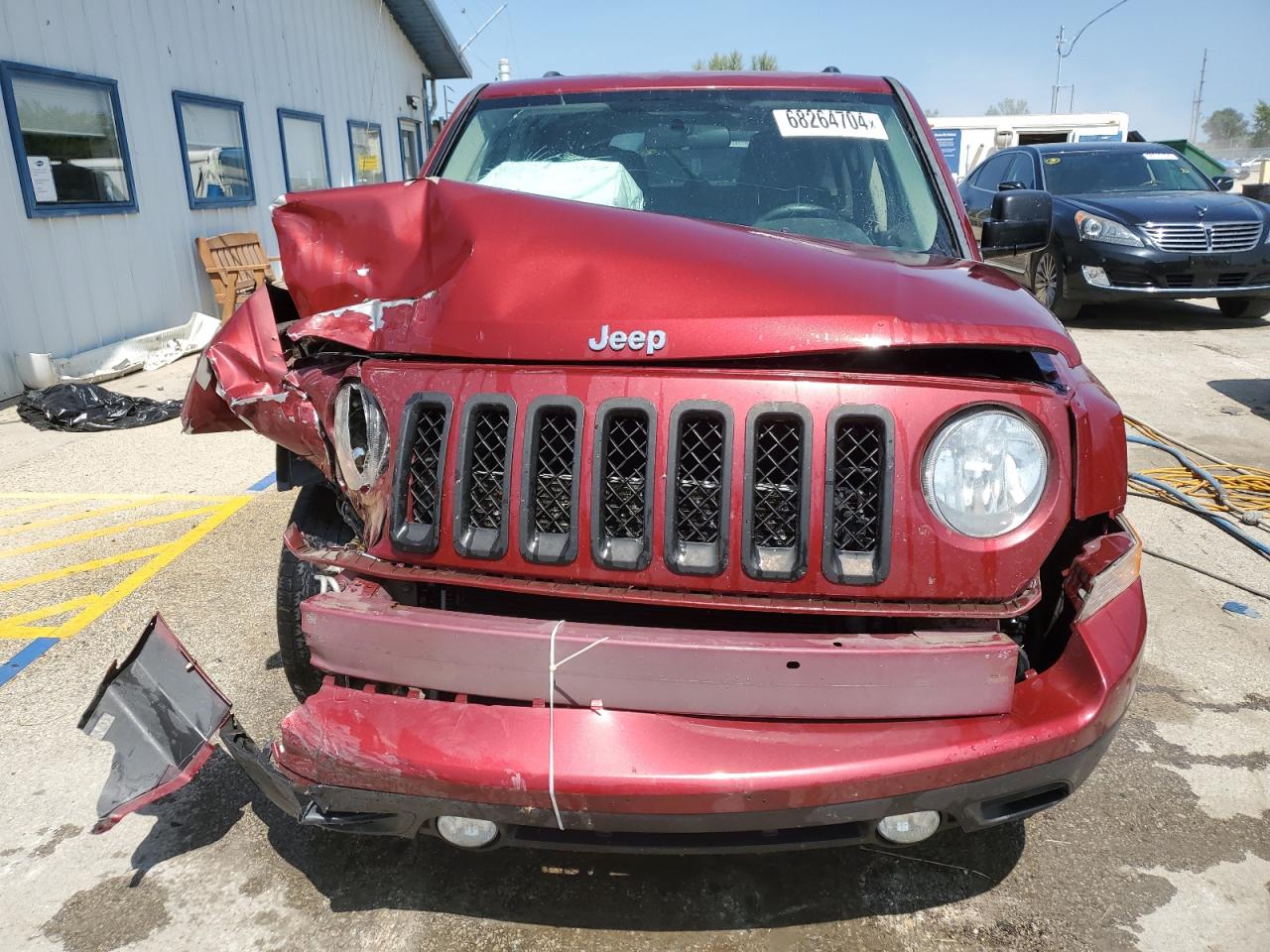 2014 Jeep Liberty (Patriot) VIN 1C4NJRBB6ED835588 Copart auction photo, front end damage thumbnail 5