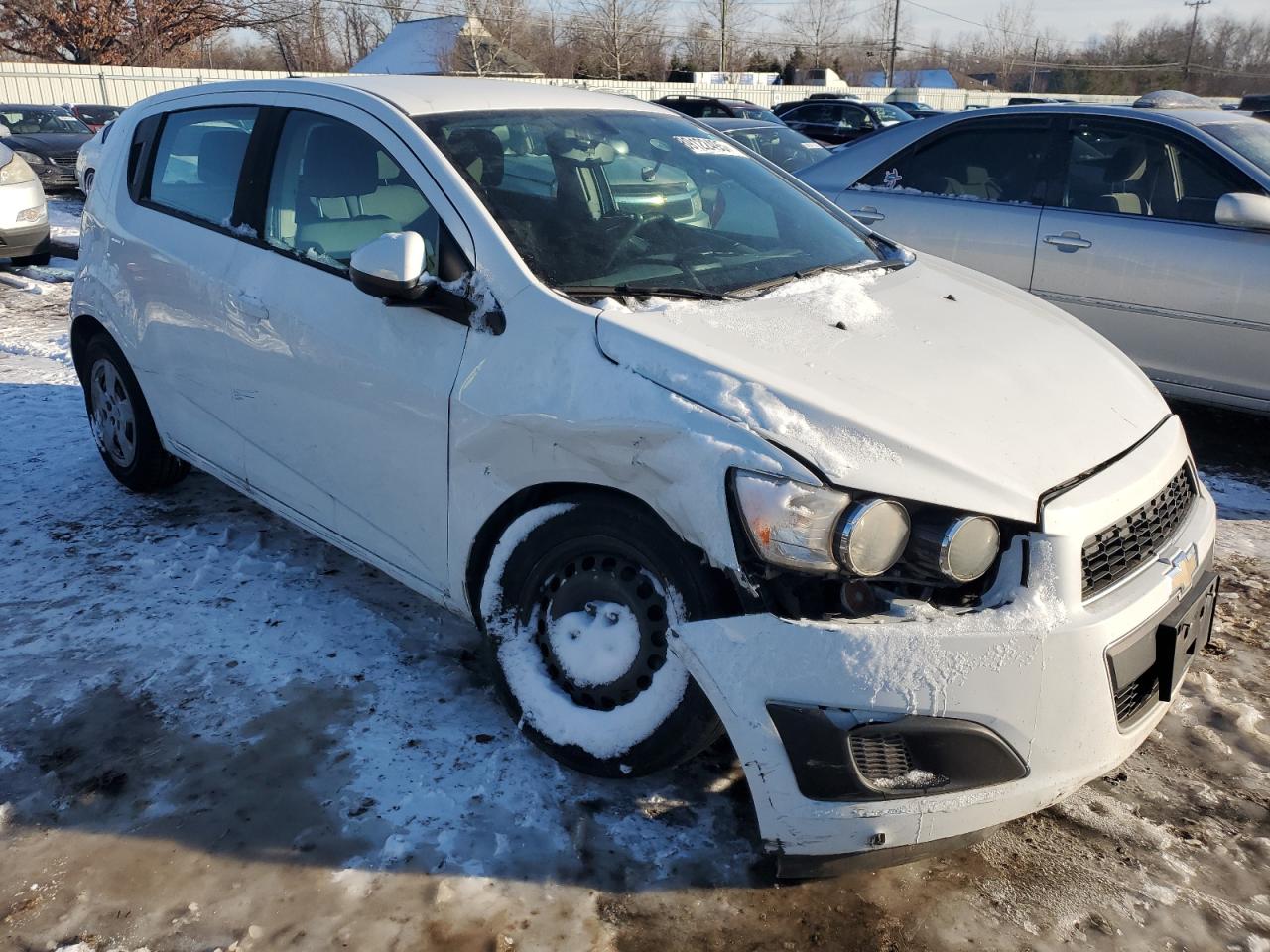 2015 Chevrolet Sonic VIN 1G1JA6SH5F4192341 Copart auction photo, front end damage thumbnail 4