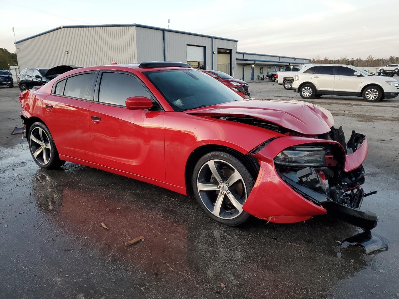 2017 Dodge Charger VIN 2C3CDXHG8HH557360 Copart auction photo, front end / rear end damage thumbnail 4