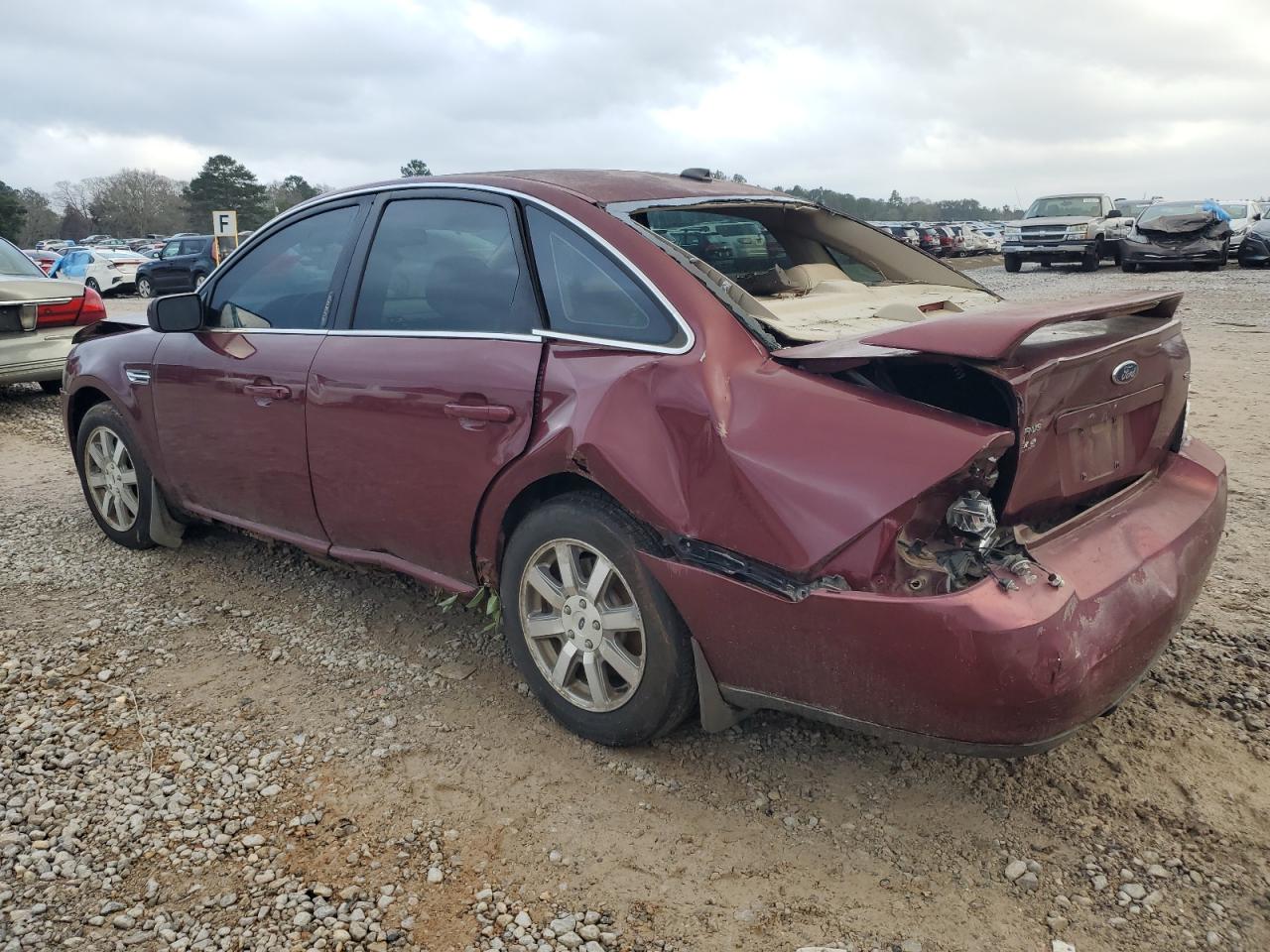 2008 Ford Taurus VIN 1FAHP24W88G104933 Copart auction photo, rear end / front end damage thumbnail 2