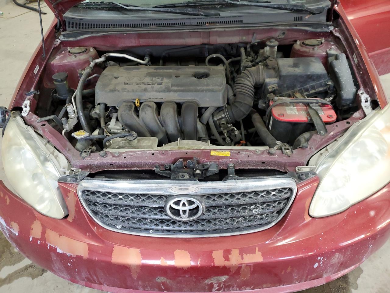 2005 Toyota Corolla VIN 1NXBR32E65Z359499 Copart auction photo, front end damage thumbnail 11
