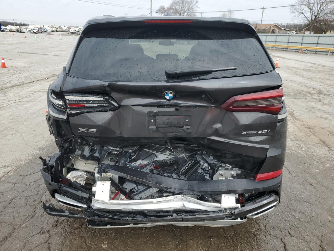 2022 BMW X5 VIN 5UXCR6C07N9M97213 Copart auction photo, rear end / front end damage thumbnail 6