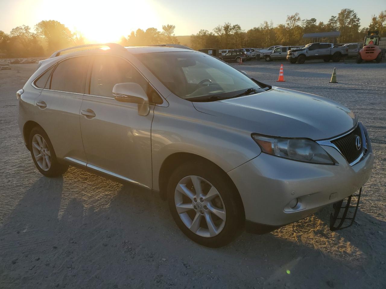 2011 Lexus RX VIN 2T2ZK1BA3BC060954 Copart auction photo, front end / side damage thumbnail 4