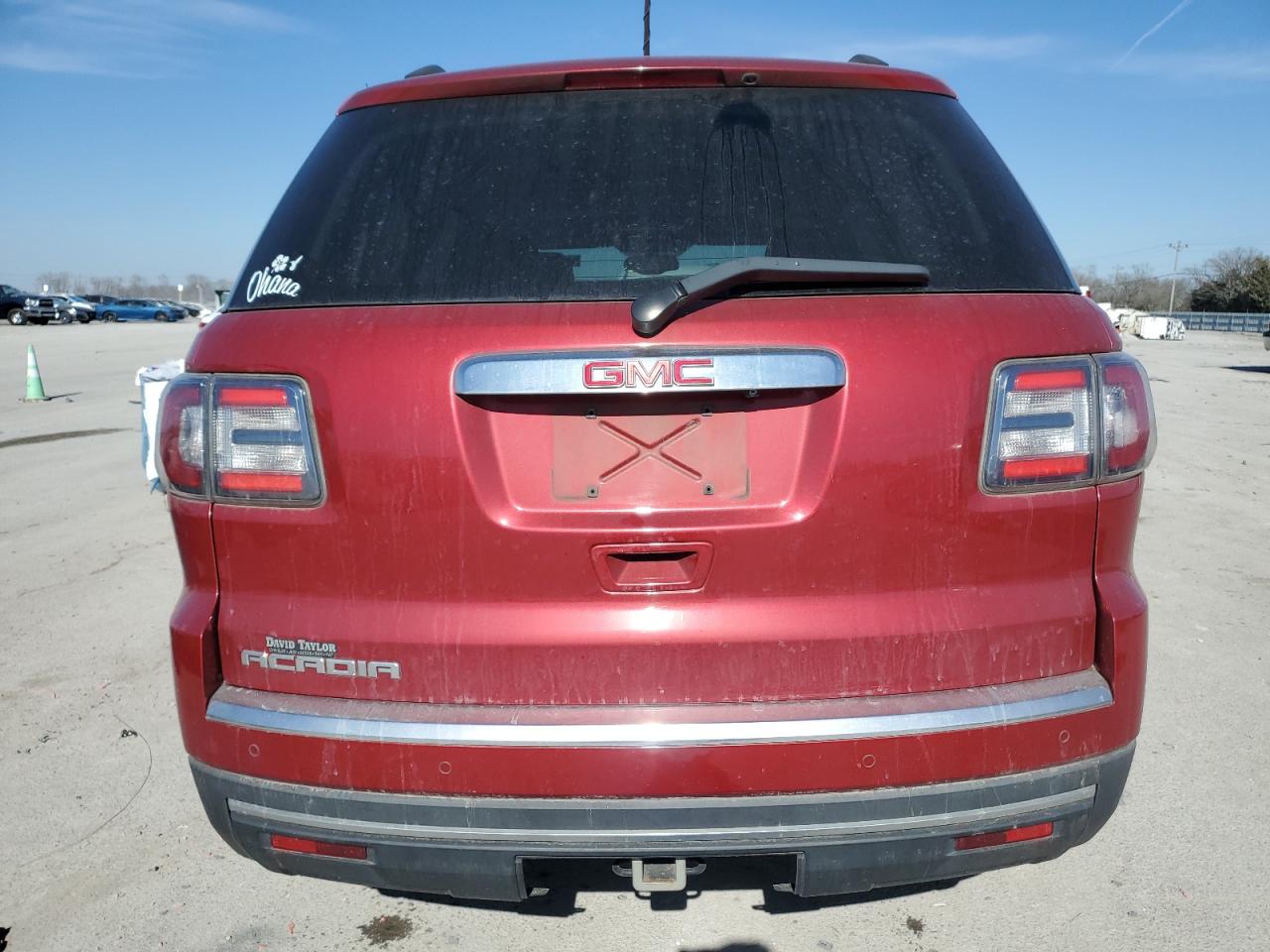 2014 GMC Acadia VIN 1GKKRPKD6EJ164026 Copart auction photo, front end / side damage thumbnail 6