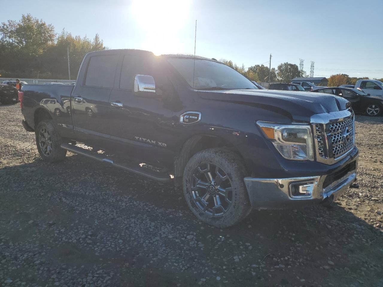 2017 Nissan Titan VIN 1N6BA1F42HN564184 Copart auction photo, rear end / front end damage thumbnail 4
