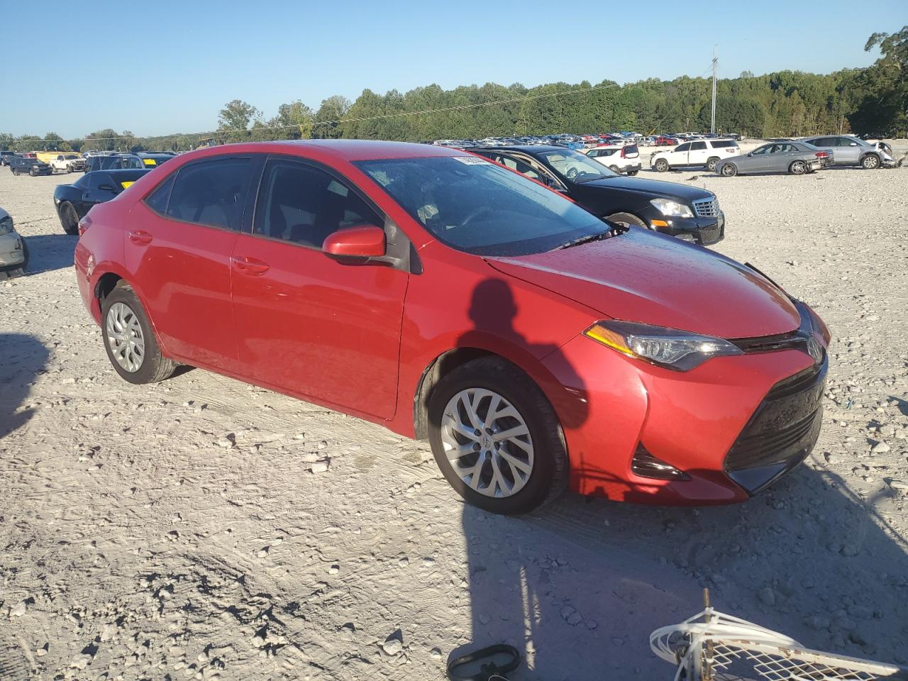 2018 Toyota Corolla VIN 5YFBURHE0JP841728 Copart auction photo, front end / rear end damage thumbnail 4