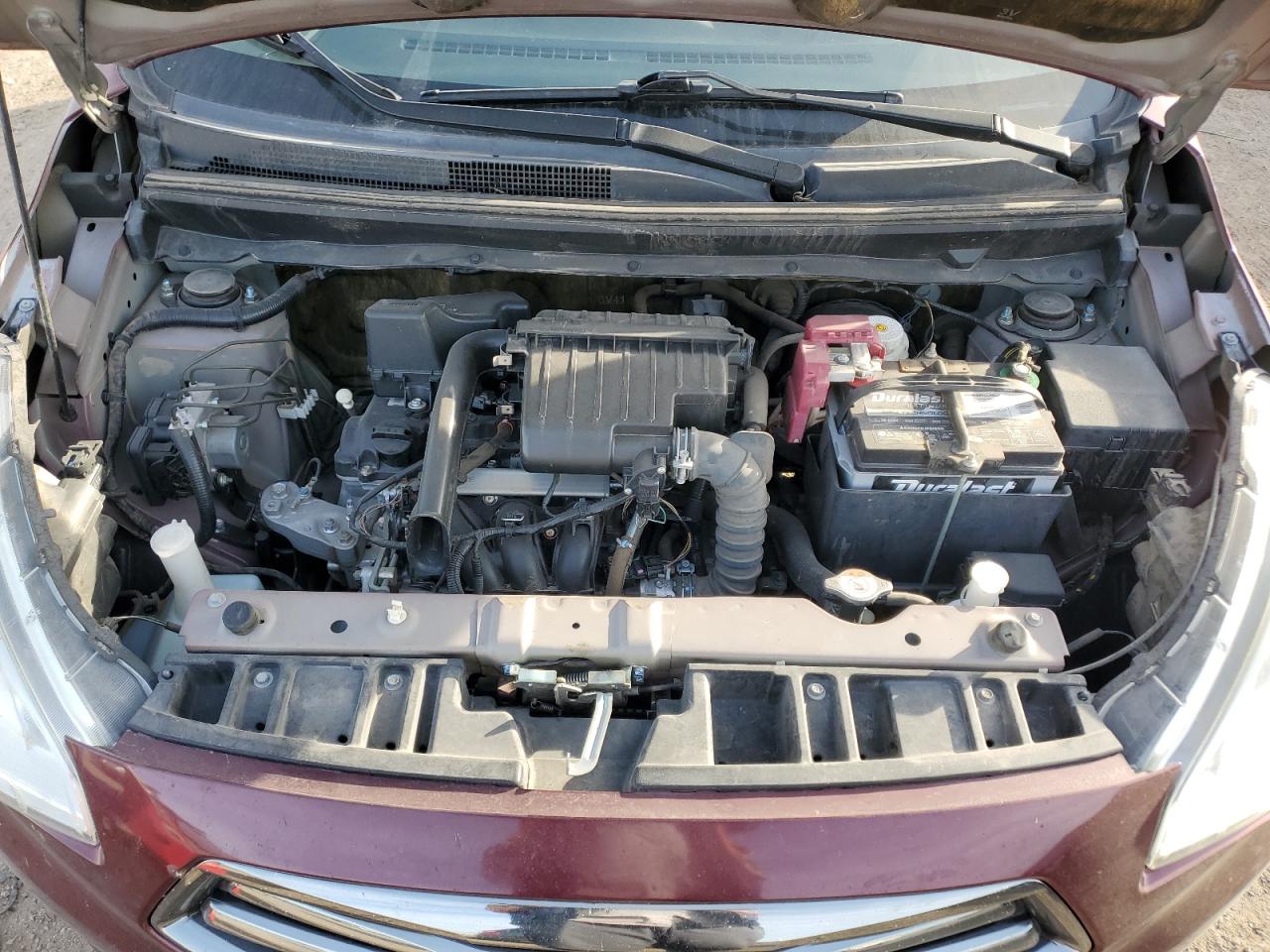 2017 Mitsubishi Mirage VIN ML32F4FJ3HH000864 Copart auction photo, rear end / frame damage damage thumbnail 11