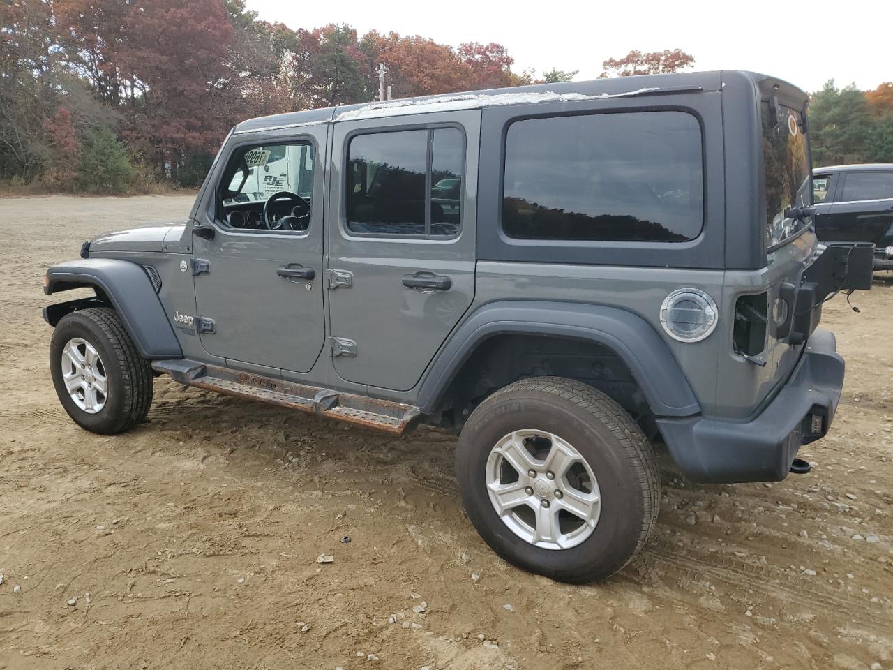2020 Jeep Wrangler VIN 1C4HJXDG0LW178234 Copart auction photo, side damage thumbnail 2