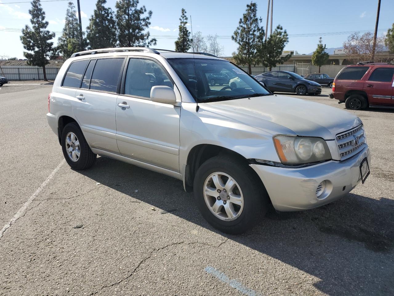 2002 Toyota Highlander VIN JTEHF21A320075651 Copart auction photo, front end / rear end damage thumbnail 4