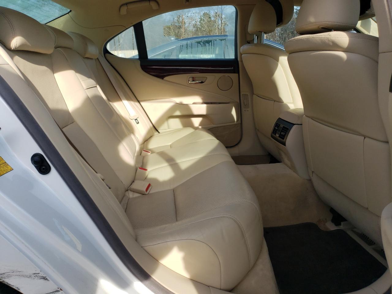 2012 Lexus LS VIN JTHBL5EF4C5108900 Copart auction photo, rear end damage thumbnail 10