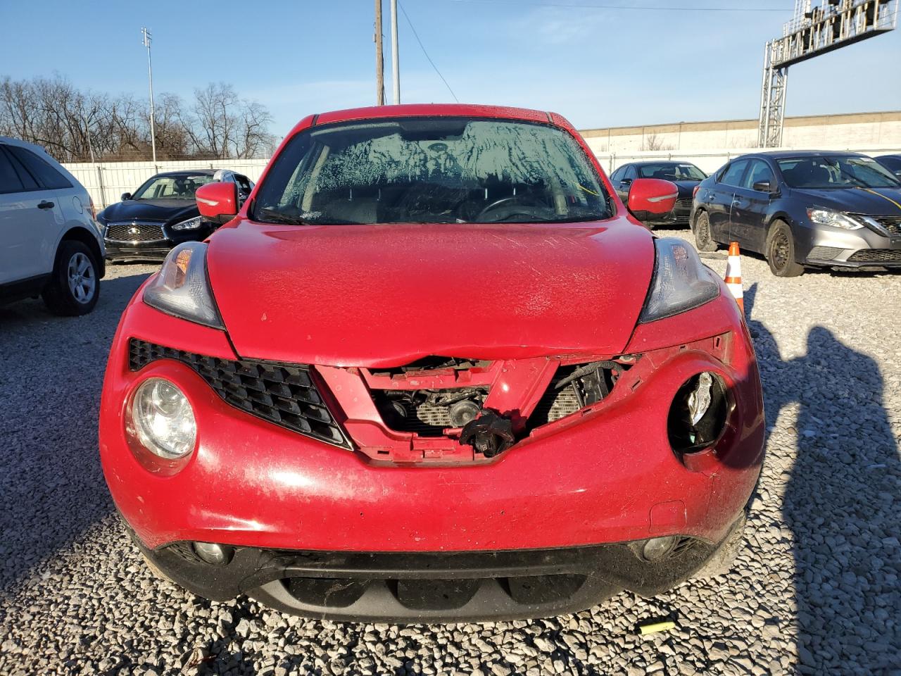 2016 Nissan Juke VIN JN8AF5MV0GT655276 Copart auction photo, front end damage thumbnail 5