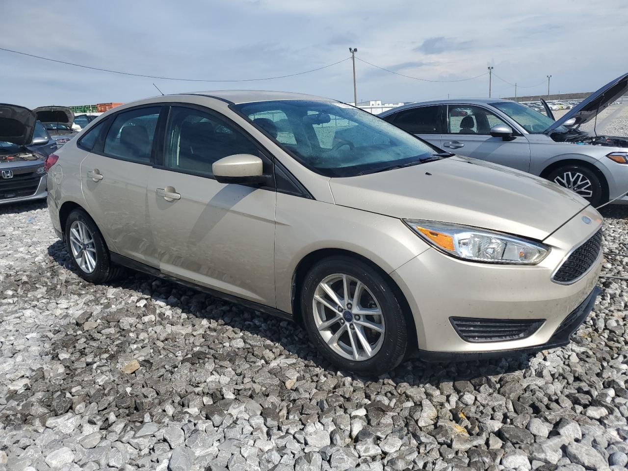 2018 Ford Focus VIN 1FADP3F24JL214941 Copart auction photo, water/flood damage thumbnail 4