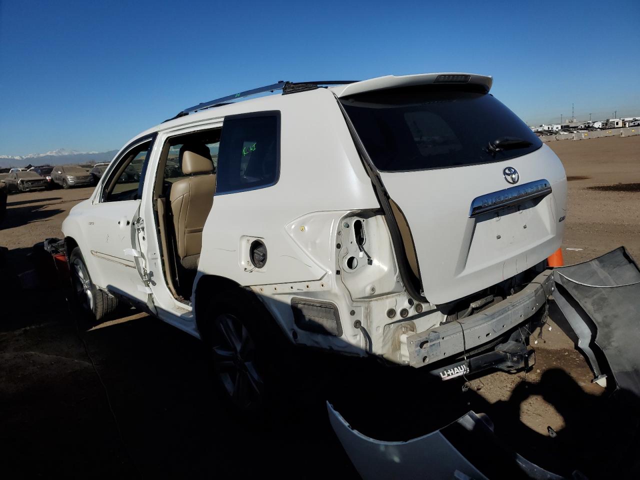 2012 Toyota Highlander VIN 5TDDK3EH1CS147828 Copart auction photo, all over damage thumbnail 2