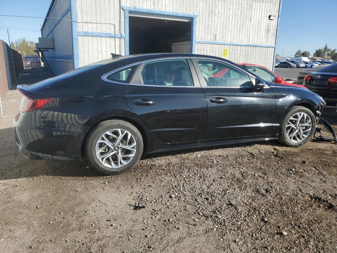 2021 Hyundai Sonata VIN KMHL64JA3MA150982 Copart auction photo, front end damage thumbnail 3