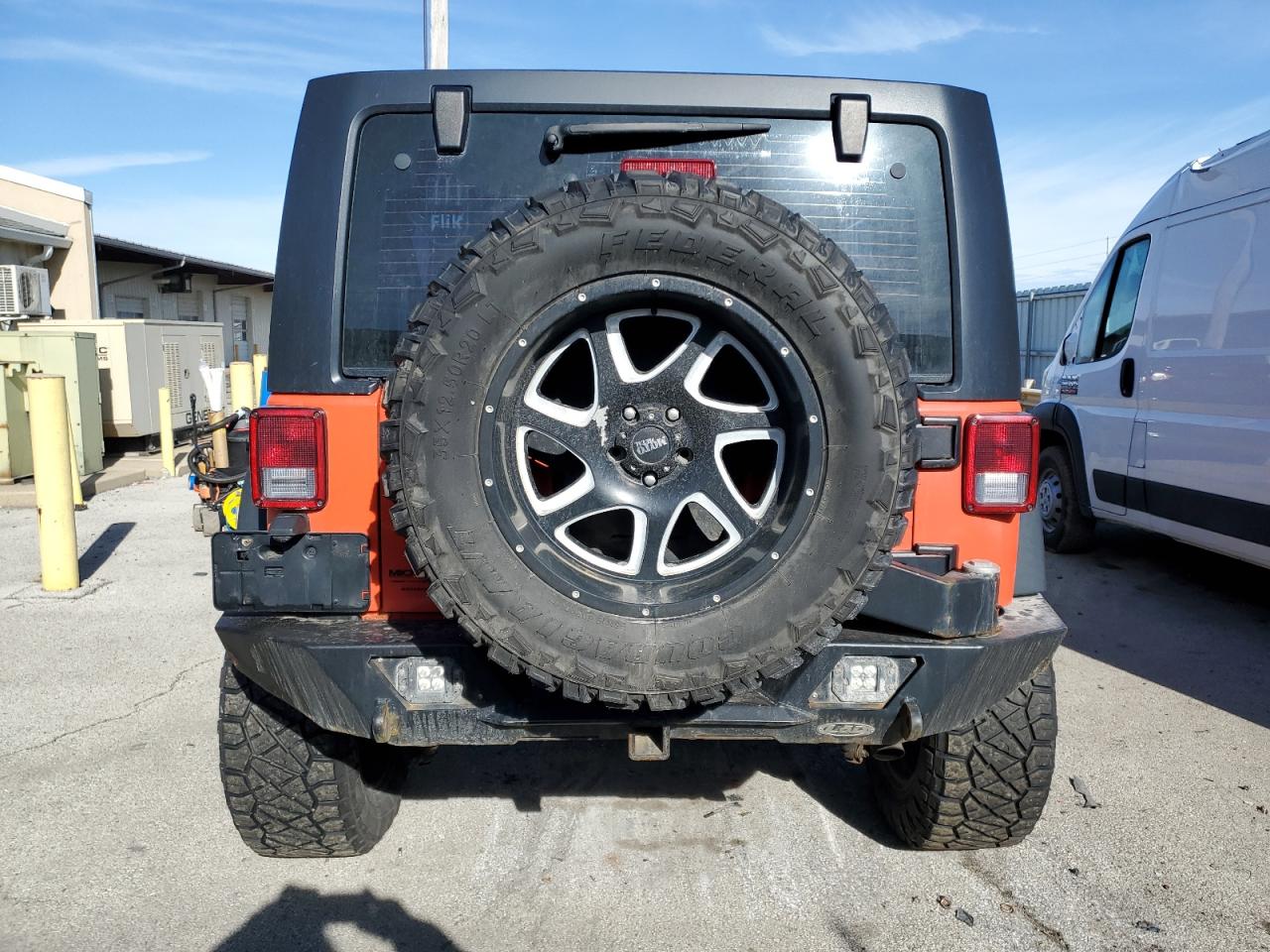 2015 Jeep Wrangler VIN 1C4BJWDG4FL731943 Copart auction photo, undercarriage / minor dent/scratches damage thumbnail 6