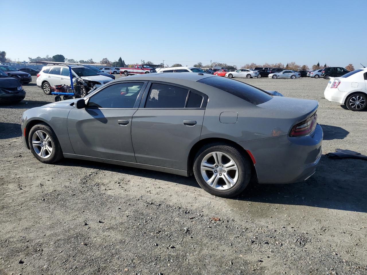 2019 Dodge Charger VIN 2C3CDXBG8KH653036 Copart auction photo, side / mechanical damage thumbnail 2
