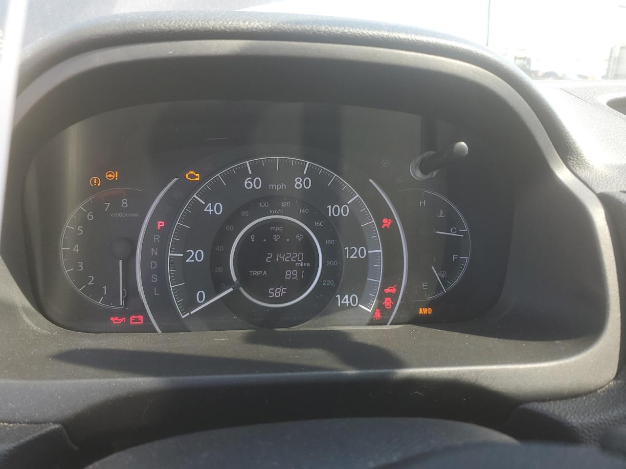 2015 Honda CR-V VIN 2HKRM4H54FH608117 Copart auction photo, front end / rear end damage thumbnail 9