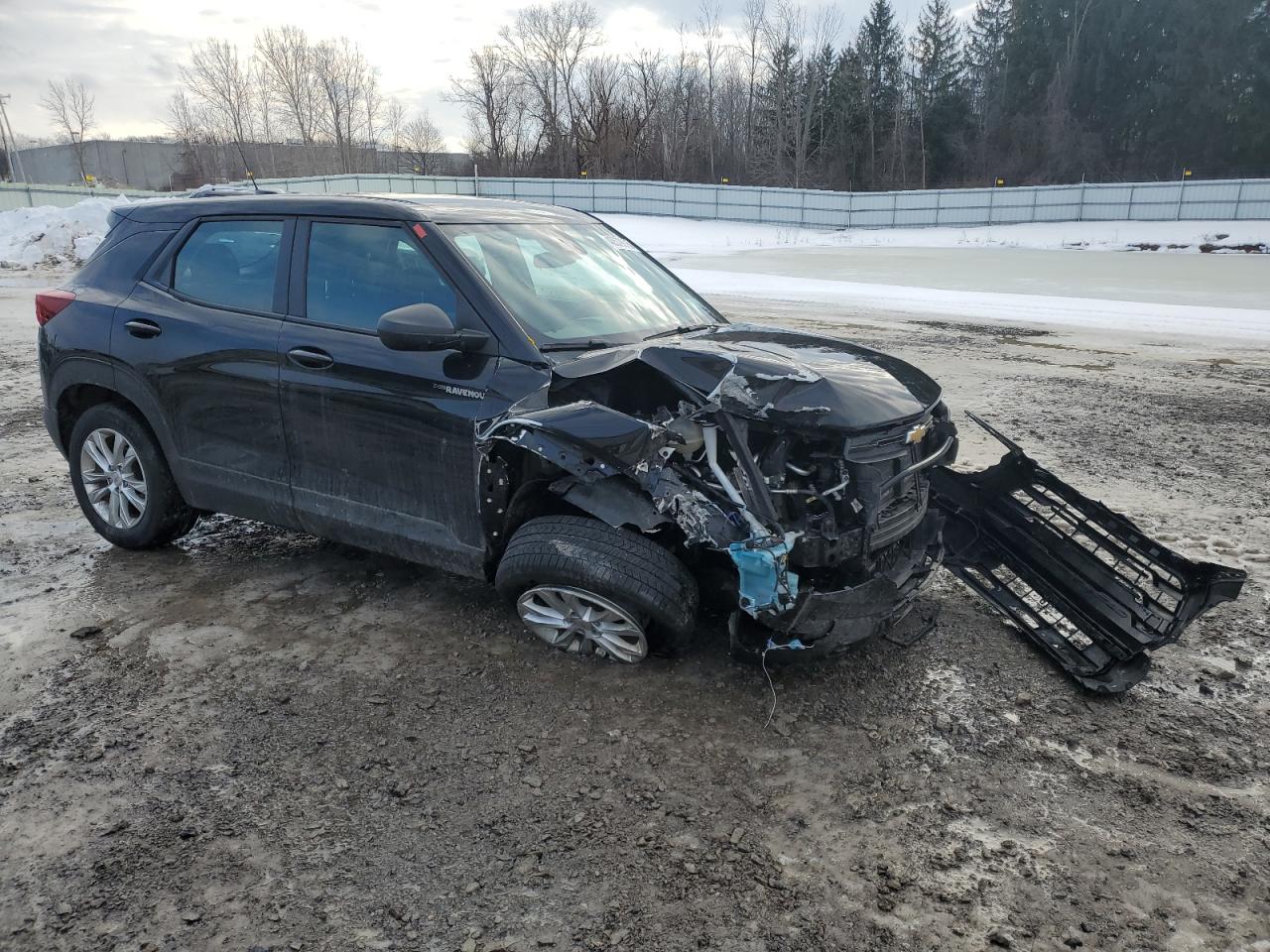 2021 Chevrolet TrailBlazer VIN KL79MNSL4MB072052 Copart auction photo, front end damage thumbnail 4