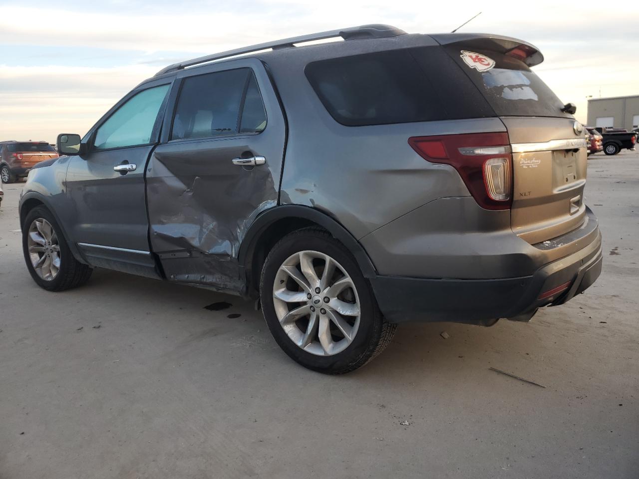 2014 Ford Explorer VIN 1FM5K8D80EGA21925 Copart auction photo, rear end / hail damage thumbnail 2