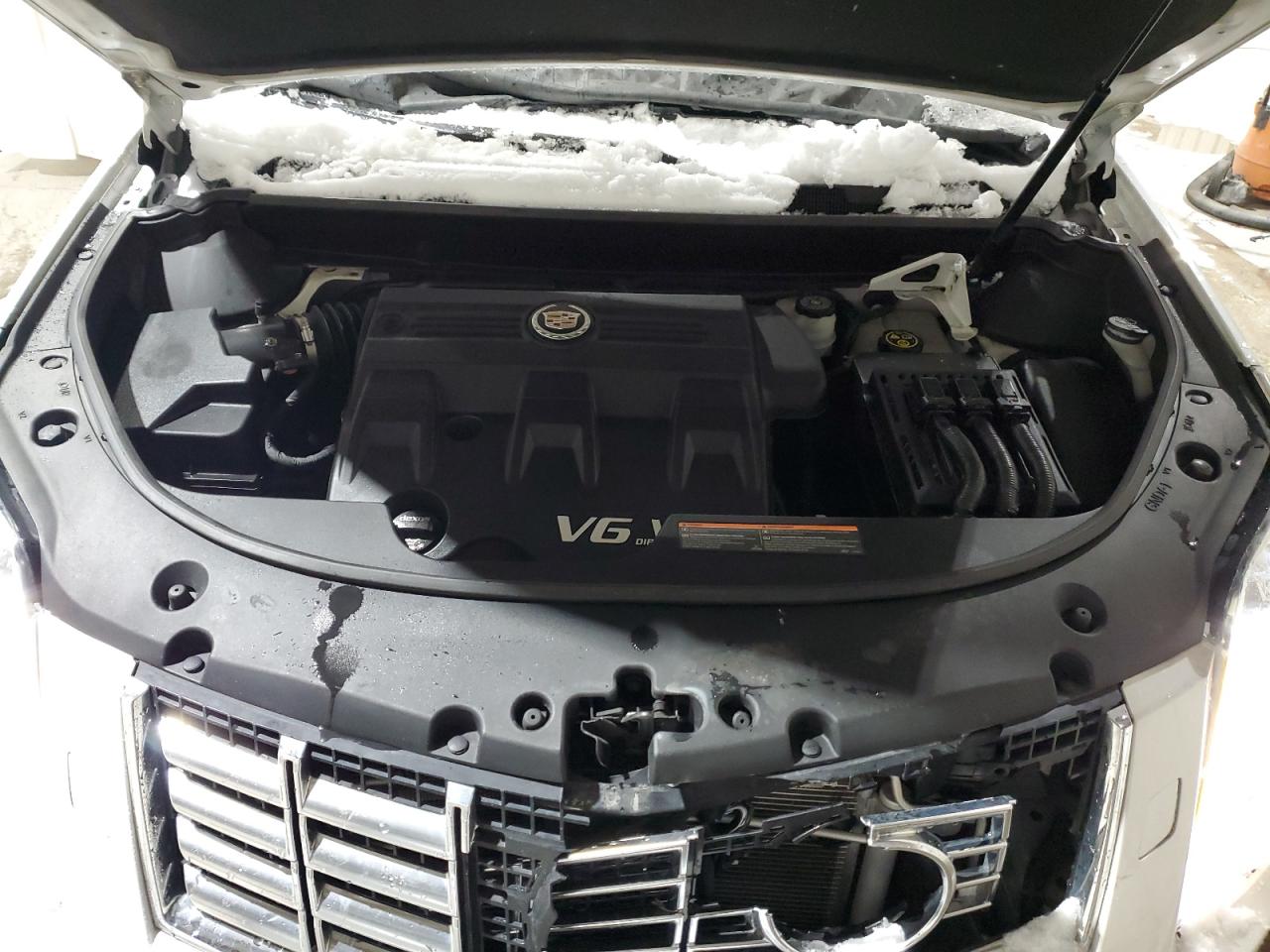 2014 Cadillac SRX VIN 3GYFNFE39ES587956 Copart auction photo, front end damage thumbnail 12
