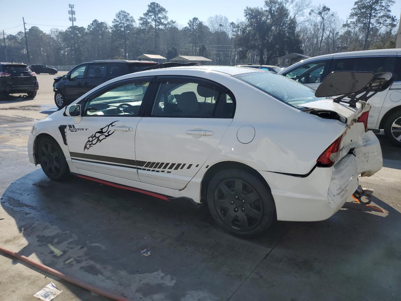 2010 Honda Civic VIN 2HGFA1F53AH564045 Copart auction photo, rear end / front end damage thumbnail 2