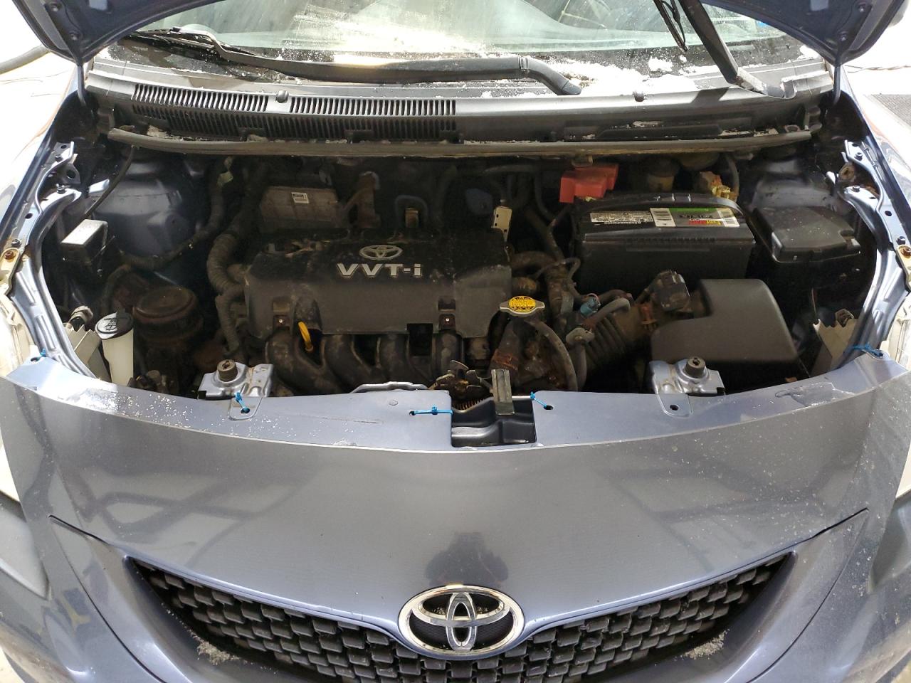2010 Toyota Yaris VIN JTDBT4K32A4068163 Copart auction photo, mechanical damage thumbnail 11