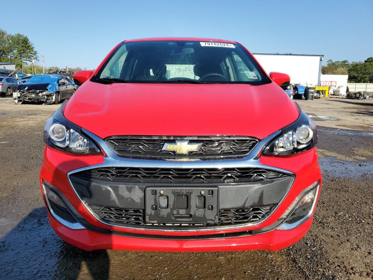 2020 Chevrolet Spark VIN KL8CD6SA7LC442067 Copart auction photo, side / rear end damage thumbnail 5