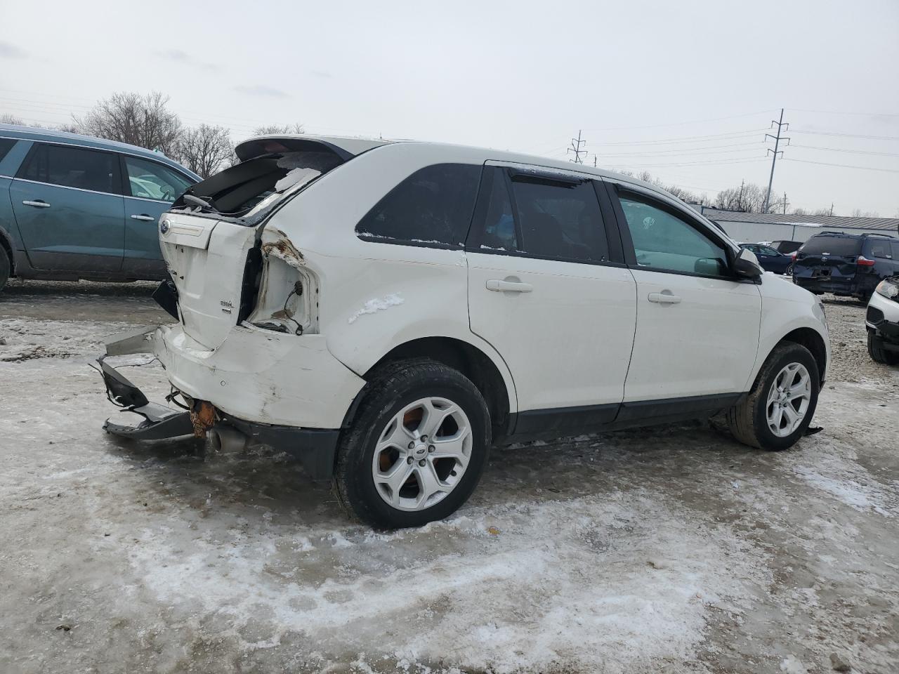 2013 Ford Edge VIN 2FMDK4JC7DBA08625 Copart auction photo, rear end damage thumbnail 3