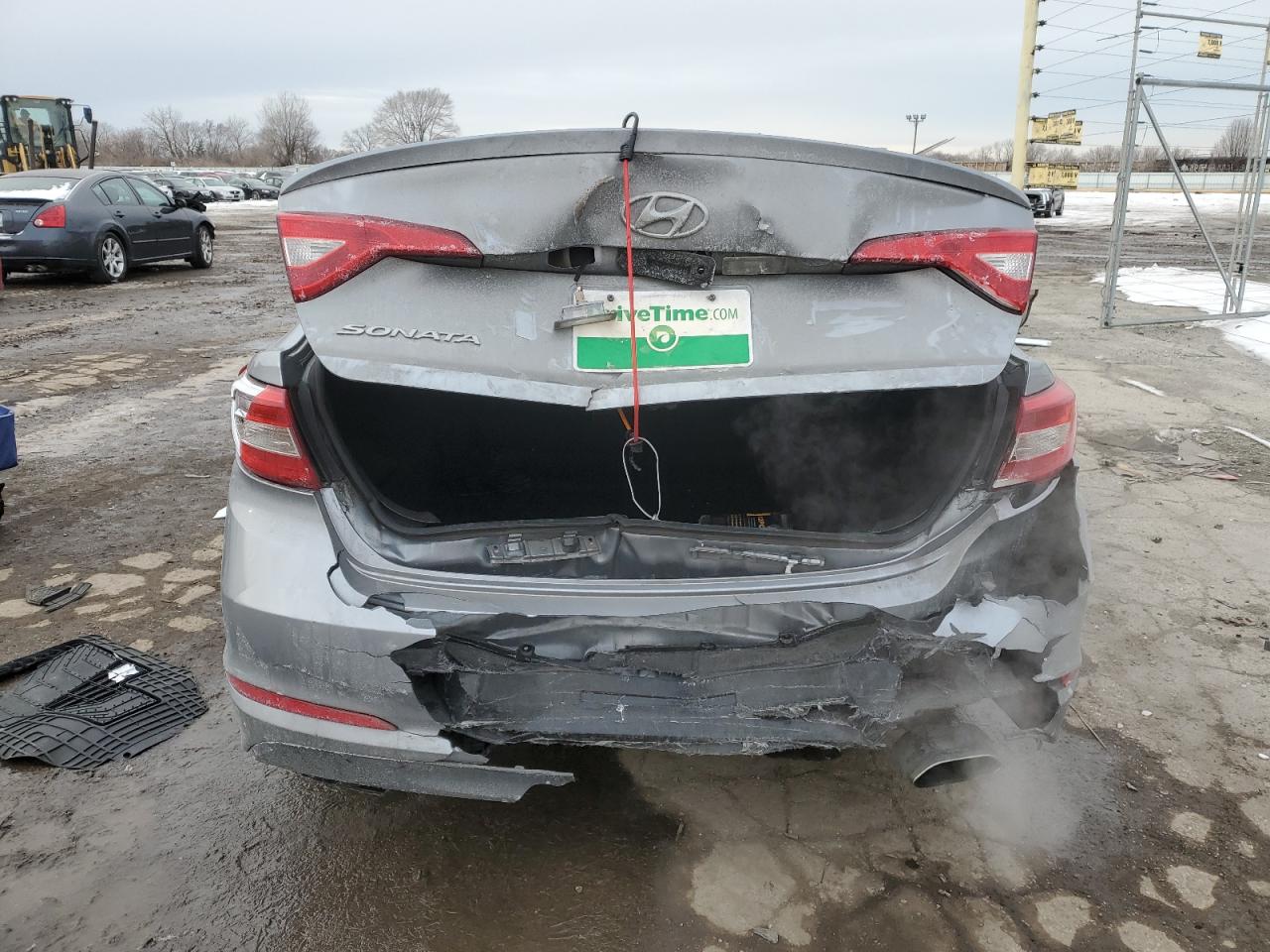 2017 Hyundai Sonata VIN 5NPE24AF8HH521072 Copart auction photo, rear end damage thumbnail 6