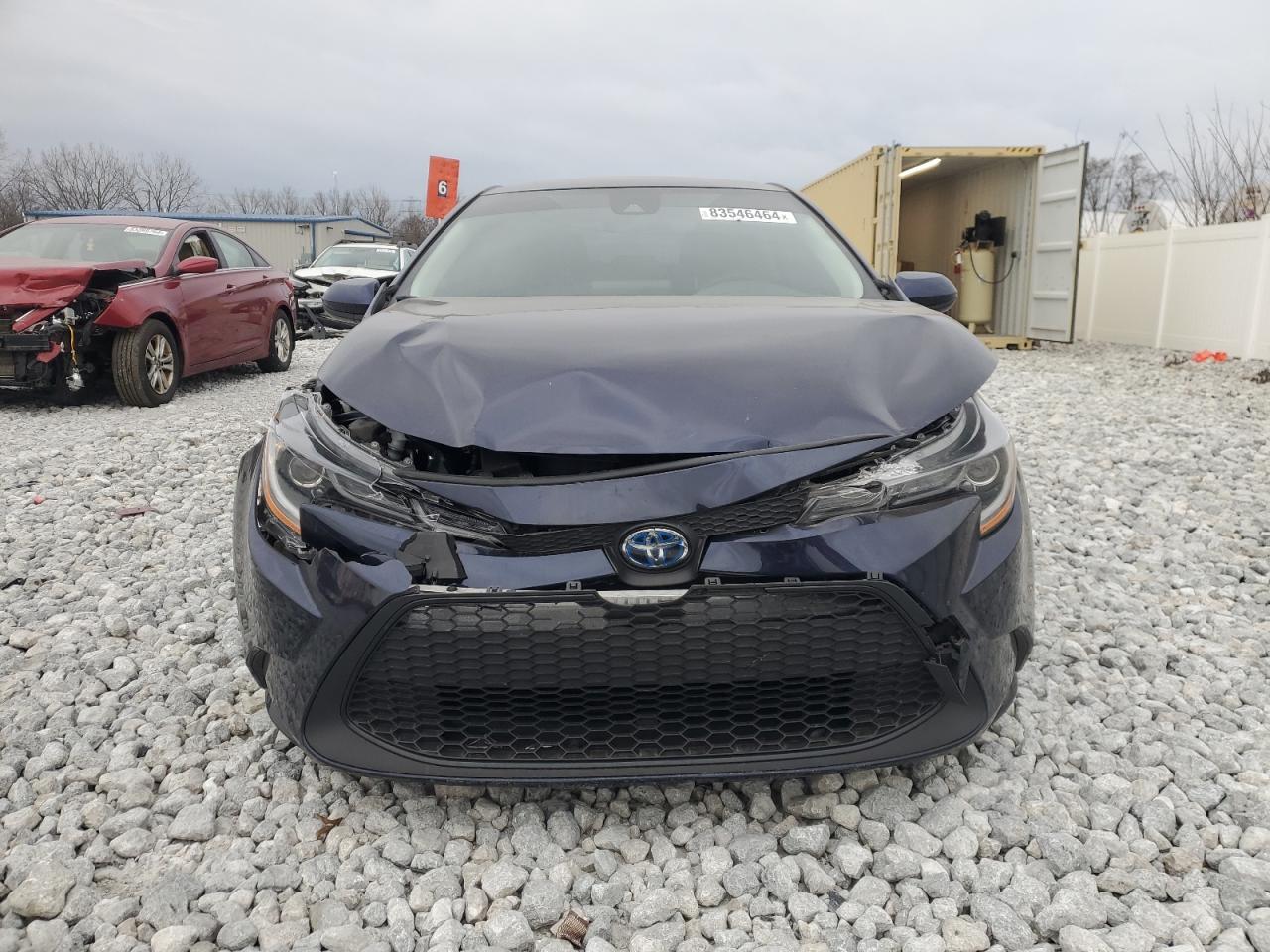 2022 Toyota Corolla VIN JTDEAMDE4NJ062180 Copart auction photo, front end damage thumbnail 5