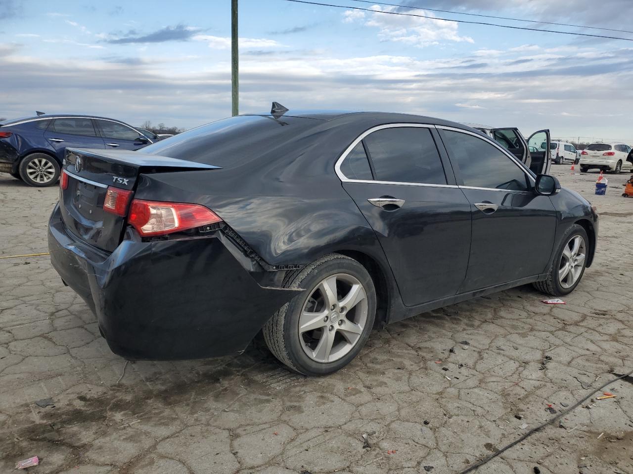 2011 Acura TSX VIN JH4CU2F66BC009987 Copart auction photo, rear end / side damage thumbnail 3