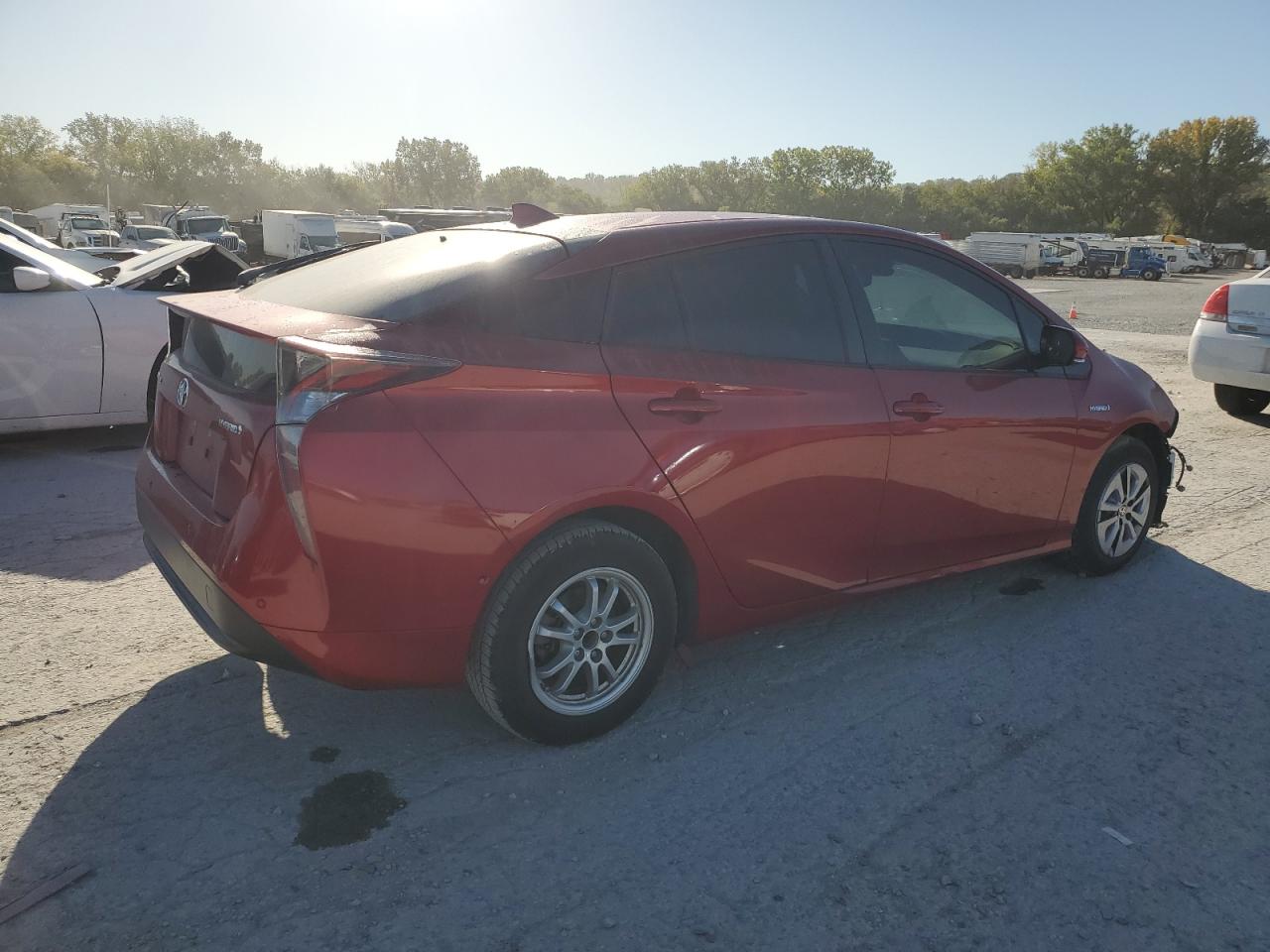 2017 Toyota Prius VIN JTDKARFU0H3537837 Copart auction photo, front end / minor dent/scratches damage thumbnail 3
