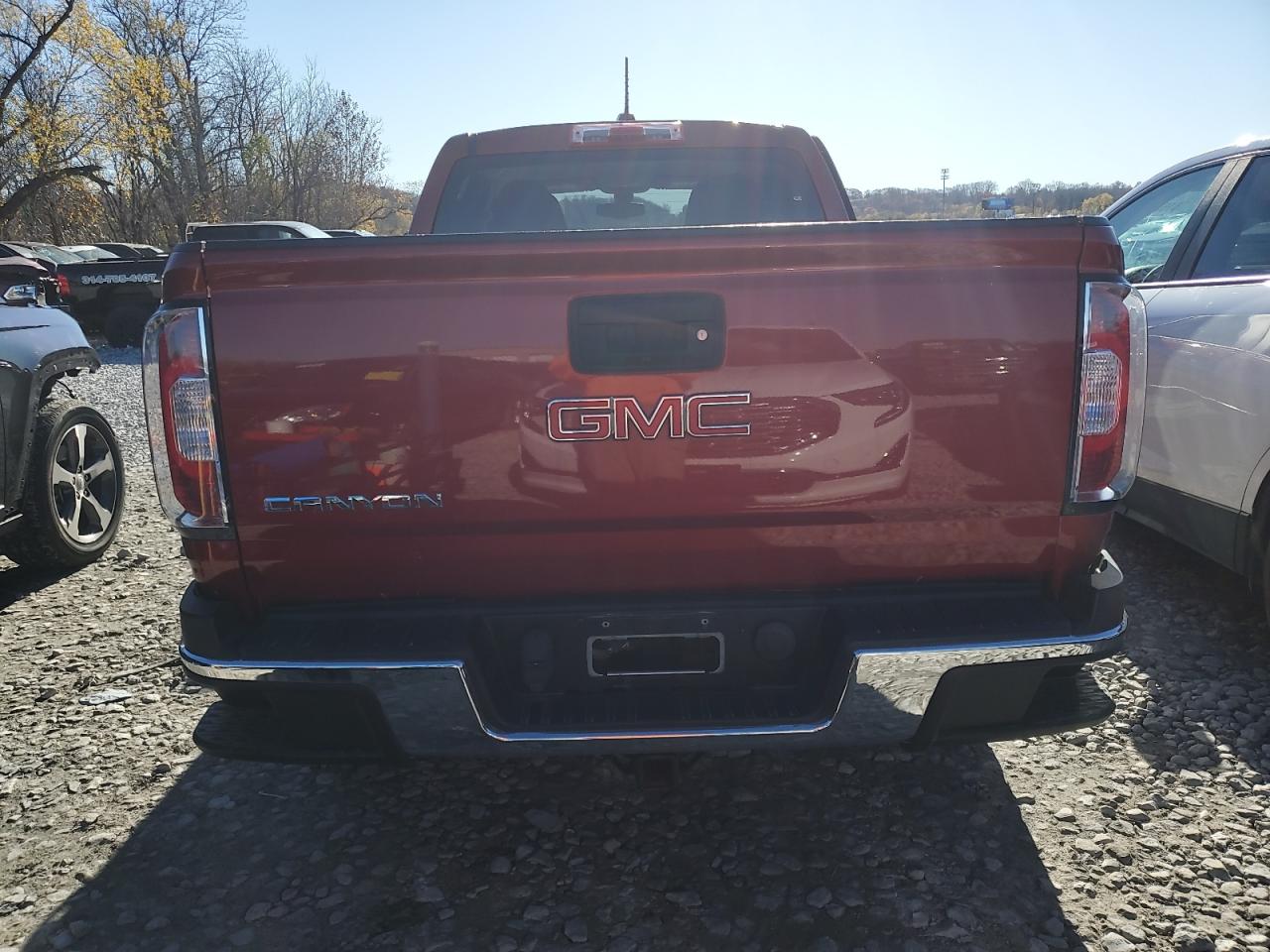 2016 GMC Canyon VIN 1GTG5BE39G1345983 Copart auction photo, front end damage thumbnail 6