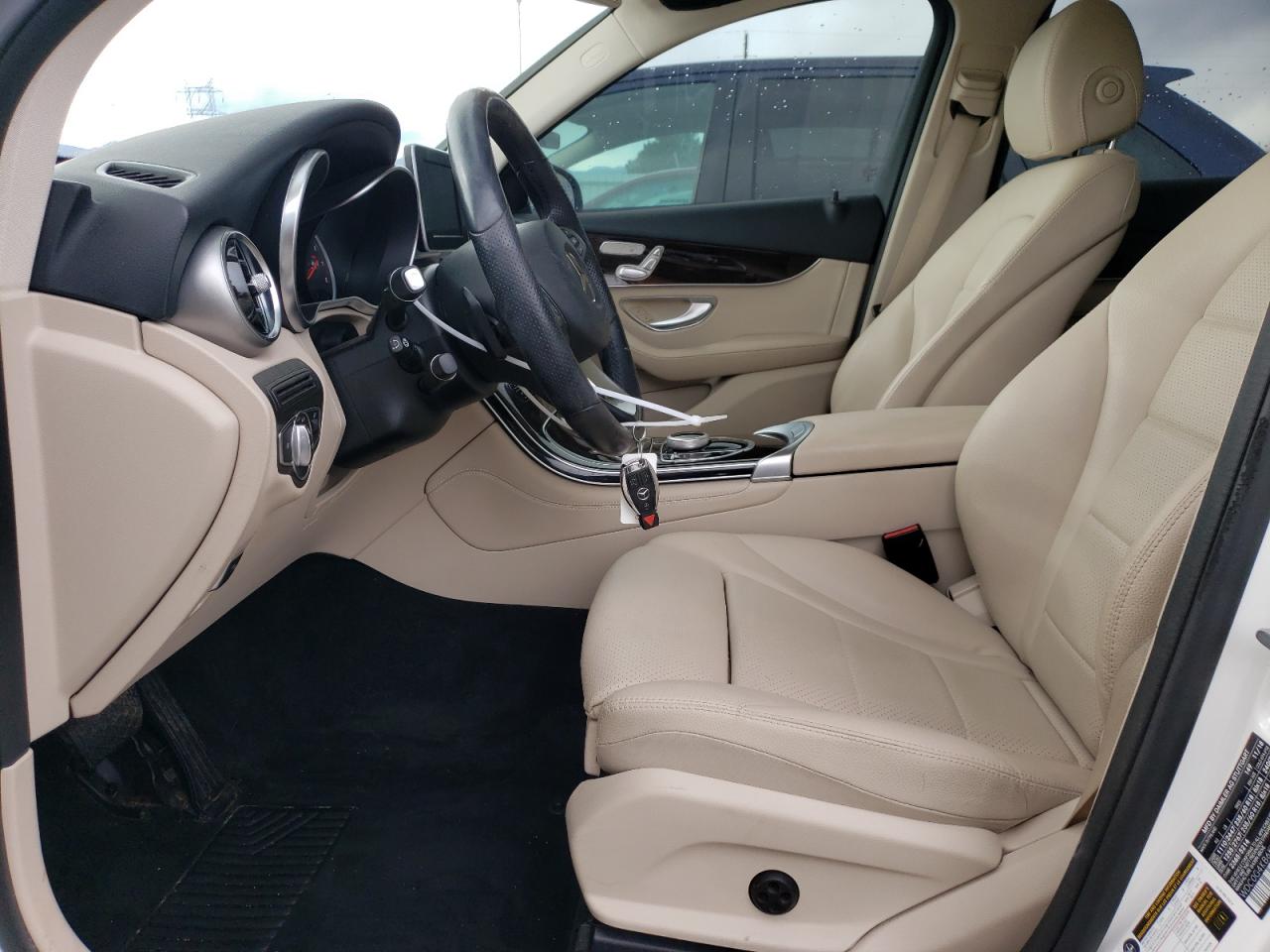 2019 Mercedes-Benz GLC VIN WDC0G4KB6KV154634 Copart auction photo, front end damage thumbnail 7