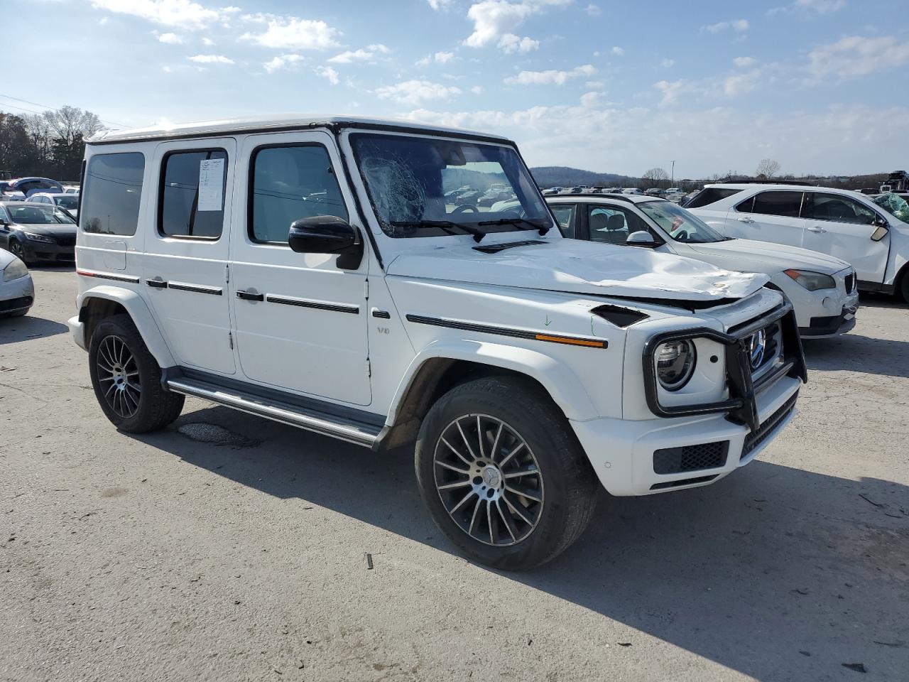 2020 Mercedes-Benz G-klasse VIN WDCYC6BJXLX334383 Copart auction photo, top/roof damage thumbnail 4