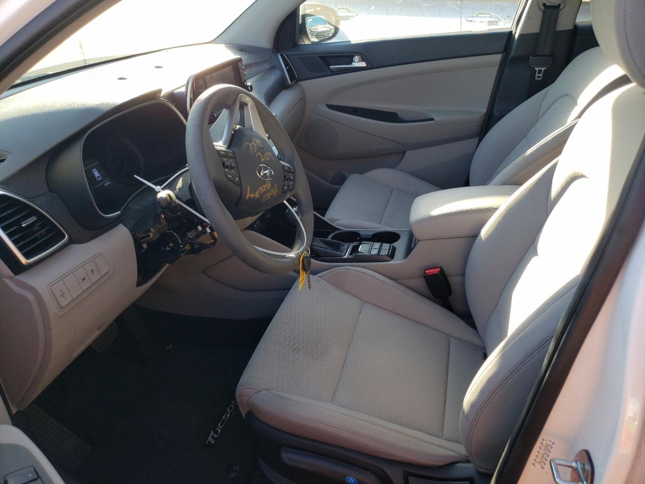 2020 Hyundai Tucson VIN KM8J23A4XLU153267 Copart auction photo, vandalism damage thumbnail 7
