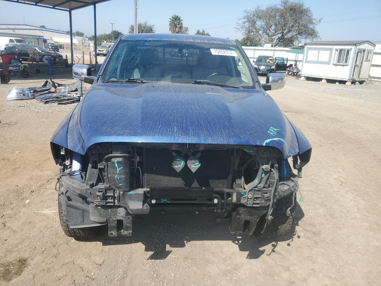 2010 Dodge RAM VIN 1D7RV1CT8AS136070 Copart auction photo, front end damage thumbnail 5