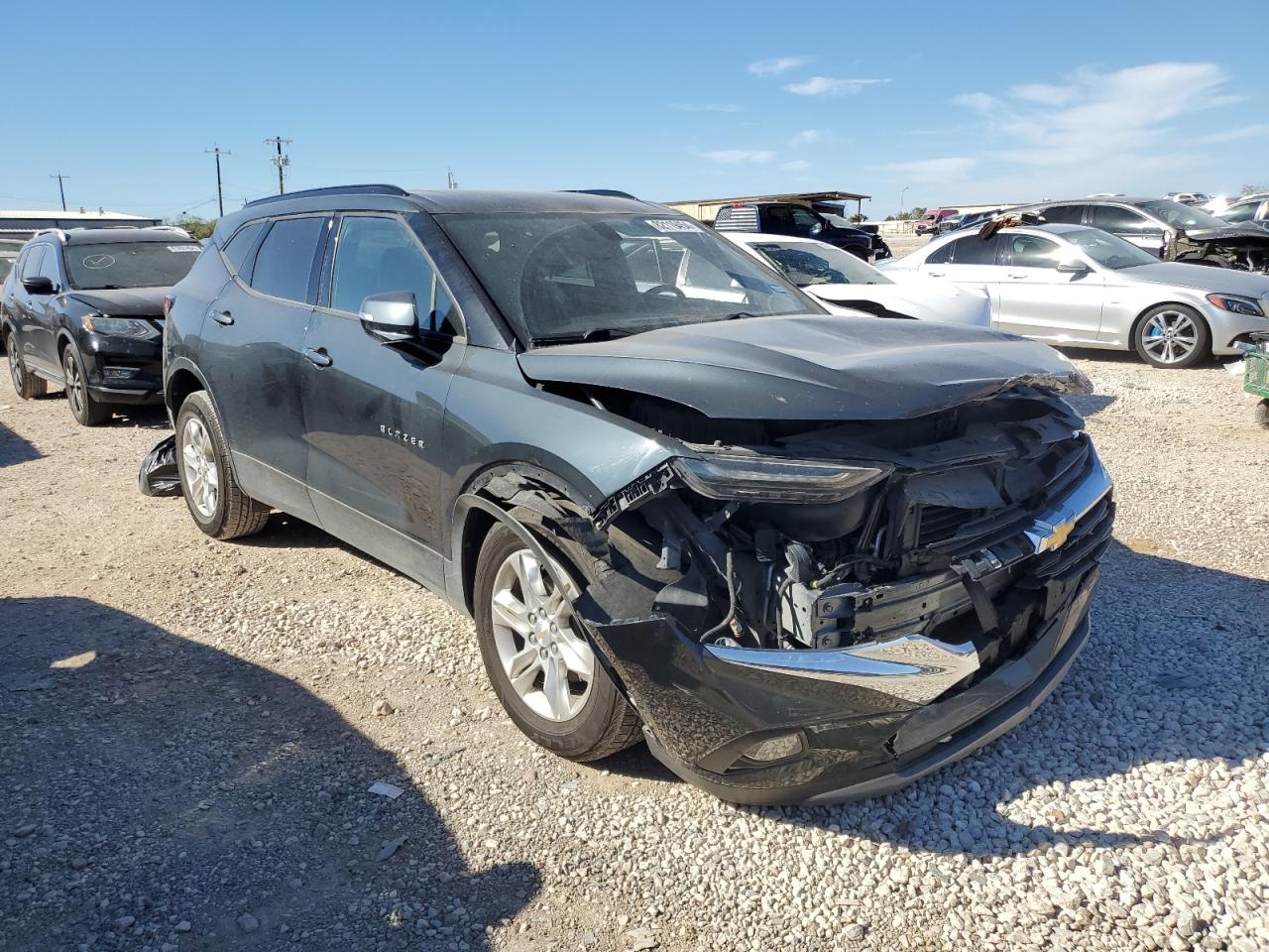 2020 Chevrolet Blazer VIN 3GNKBCRS6LS610742 Copart auction photo, front end damage thumbnail 4