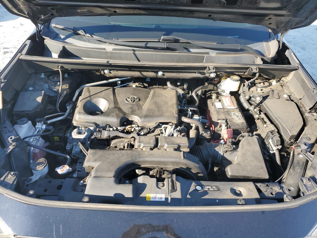 2019 Toyota RAV 4 VIN 2T3C1RFV3KW013759 Copart auction photo, rear end damage thumbnail 12