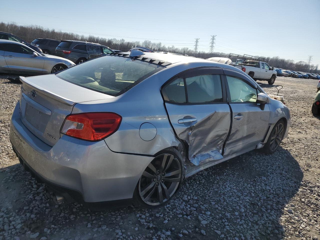 2016 Subaru WRX VIN JF1VA1E67G9827589 Copart auction photo, side damage thumbnail 3