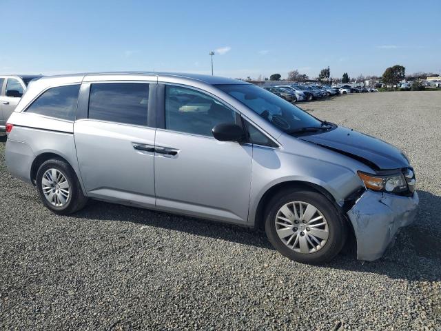 2017 Honda Odyssey VIN 5FNRL5H2XHB017001 Copart auction photo, front end / rear end damage thumbnail 4