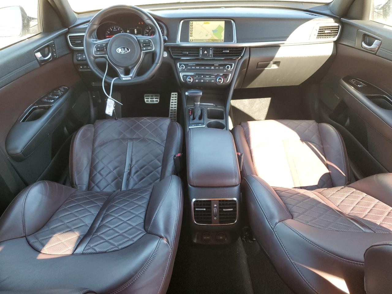 2016 KIA Optima VIN 5XXGV4L26GG077940 Copart auction photo, front end / side damage thumbnail 8