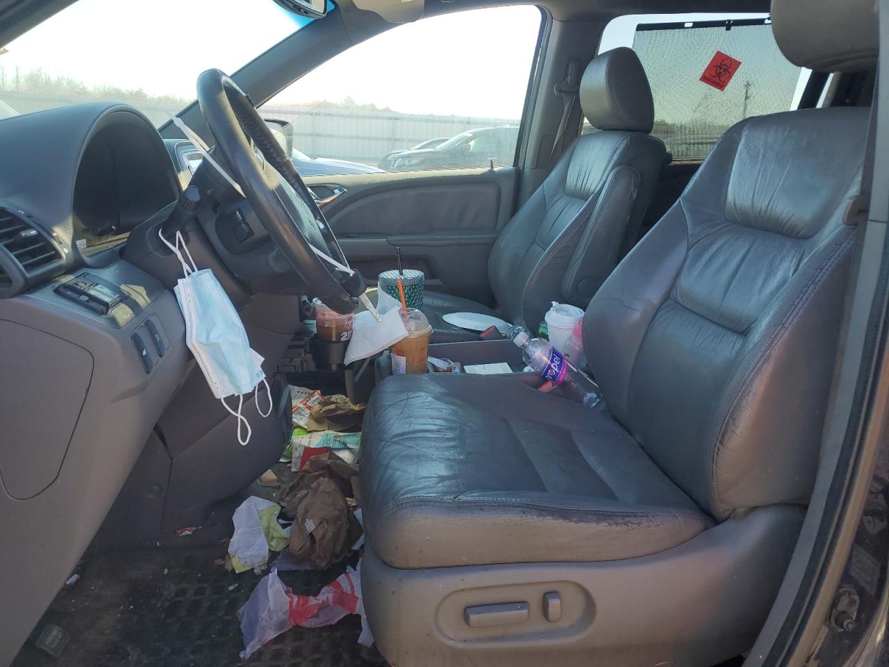 2010 Honda Odyssey VIN 5FNRL3H74AB052235 Copart auction photo, front end / minor dent/scratches damage thumbnail 7